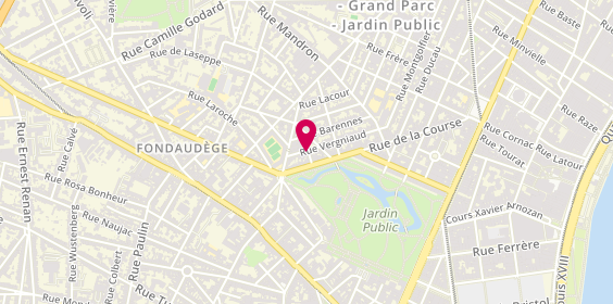 Plan de Héméra Jardin Public Bordeaux I Bureaux, coworking, location salles de formation et réunion, 7 Rue Crozilhac, 33000 Bordeaux