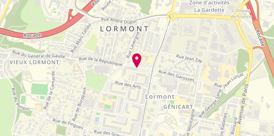 Plan de L2i : Lien Intérim Insertion, 9 Rue des Garosses, 33310 Lormont