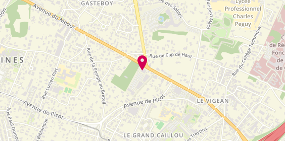 Plan de Samsic Emploi Bordeaux Transport et Logistique, La Gravade
144 avenue du Médoc Lotissement A1, 33320 Eysines