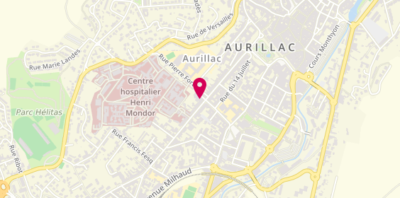 Plan de Adecco, 38 avenue de la République, 15000 Aurillac
