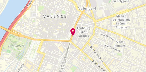 Plan de Triangle Intérim, 37 avenue Félix Faure, 26000 Valence