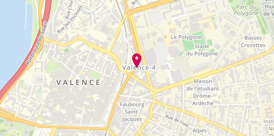 Plan de Menway Emploi Valence, 69 avenue Sadi Carnot, 26000 Valence