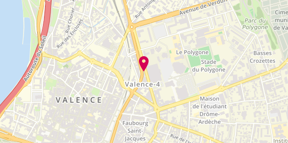 Plan de Actual l'Agencemploi, 55 avenue Sadi Carnot, 26000 Valence