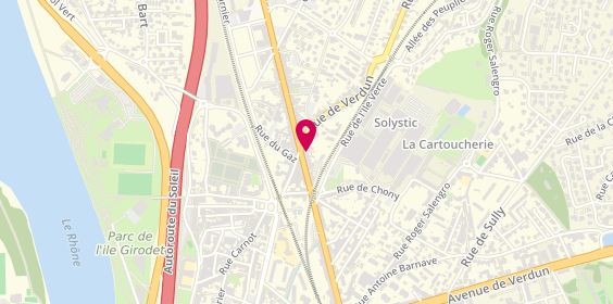 Plan de APROJOB, 66 avenue Marc Urtin, 26500 Bourg-lès-Valence