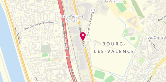 Plan de Ergalis France, 5 Avenue de Lyon, 26500 Bourg-lès-Valence
