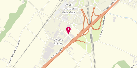 Plan de Adecco Medical, 10 Rue du Commerce, 26320 Saint-Marcel-lès-Valence