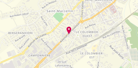 Plan de Adecco, 27 avenue de Provence, 38160 Saint-Marcellin