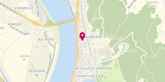 Plan de Adecco, 38 avenue Jean Jaurès, 26240 Saint-Vallier