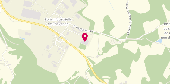 Plan de Agence d'Intérim Randstad - Monistrol-sur-Loire, Zone Artisanale la Croix Saint Martin, 43120 Monistrol-sur-Loire