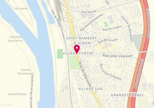 Plan de Ergalis SAINT RAMBERT d'ALBON, 4 Rue de Marseille, 26140 Saint-Rambert-d'Albon