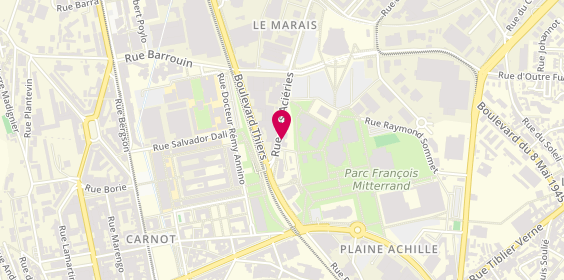 Plan de Kelyps Interim, 20 Rue des Aciéries, 42000 Saint-Étienne