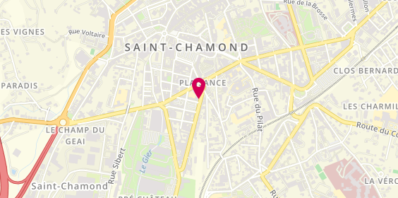Plan de Manpower France, 3 Rue Lafontaine, 42400 Saint-Chamond