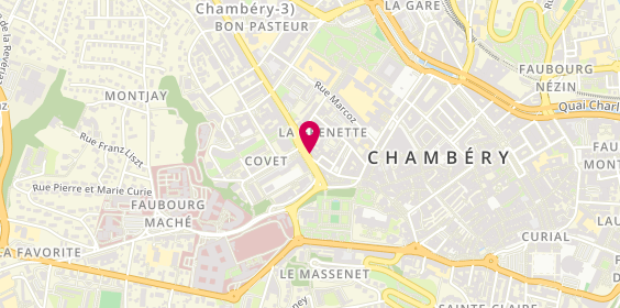 Plan de Actrium Tt, 100 avenue des Bernardines, 73000 Chambéry