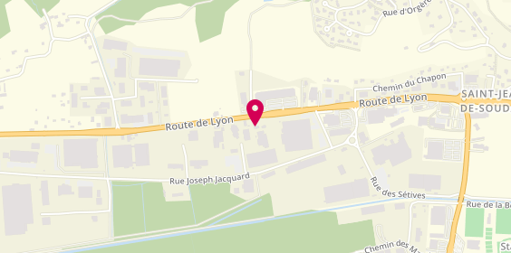 Plan de Start People, 1293 Route de Lyon, 38110 Saint-Jean-de-Soudain