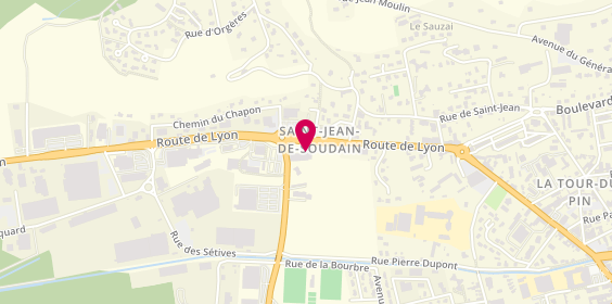 Plan de Randstad, 489 Route de Lyon, 38110 Saint-Jean-de-Soudain
