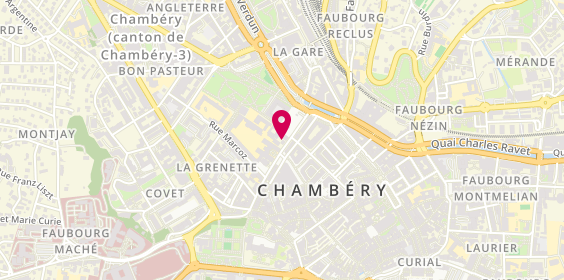 Plan de Adecco Medical, 6 Rue Jean Pierre Veyrat, 73000 Chambéry