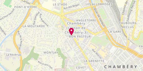 Plan de PROMAN, 35 avenue Jean Jaurès, 73000 Chambéry