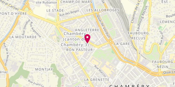 Plan de Tremplin 73 - Agence de Chambéry, 97 avenue du Comte Vert, 73000 Chambéry