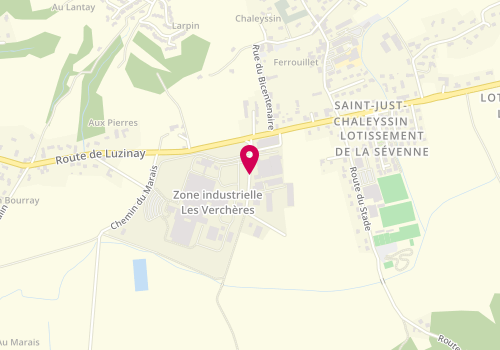 Plan de Randstad Inhouse, Zone Industrielle Les Verchères
60 Route de Luzinay, 38540 Saint-Just-Chaleyssin