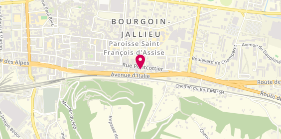 Plan de I.H.L Bourgoin, 60 Rue Pontcottier, 38300 Bourgoin-Jallieu