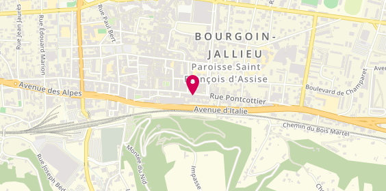 Plan de Genesis RH, 16 Rue Pontcottier, 38300 Bourgoin-Jallieu