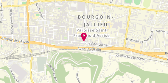Plan de Adéquat, 13 Rue Pontcottier, 38300 Bourgoin-Jallieu