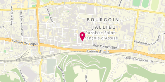 Plan de Adecco Medical, 5 Rue des Rotoirs A Chanvre, 38300 Bourgoin-Jallieu