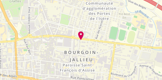 Plan de Domino Care RH Bourgoin-Jallieu, 40 avenue Professeur Tixier, 38300 Bourgoin-Jallieu