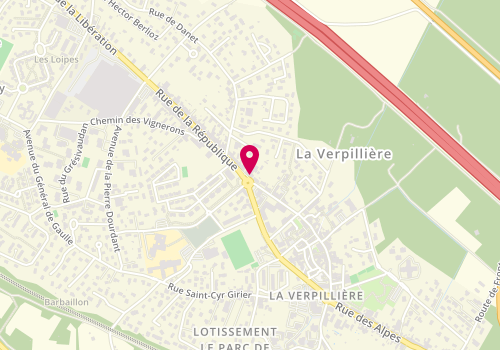 Plan de Adéquat Intérim, 496 Rue de la République, 38290 La Verpillière