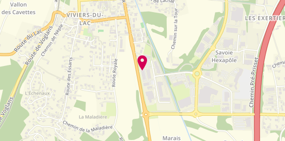 Plan de DERICHEBOURG Intérim, 242 Rue Maurice Herzog, 73420 Viviers-du-Lac