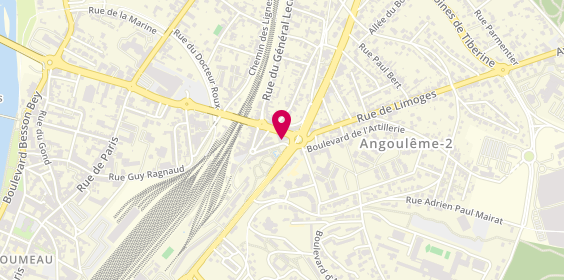Plan de Start People, 106 Rue de Limoges, 16000 Angoulême
