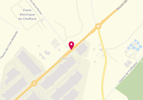 Plan de Randstad Inhouse, 650 Route de Vienne, 38070 Saint-Quentin-Fallavier
