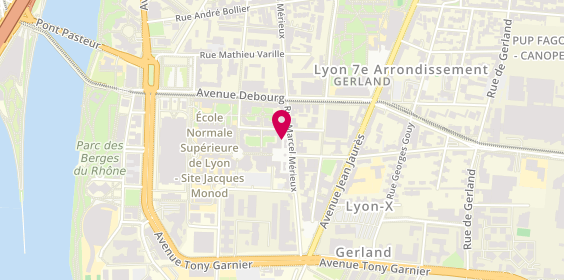 Plan de IHL Gerland, 35 place des Pavillons, 69007 Lyon