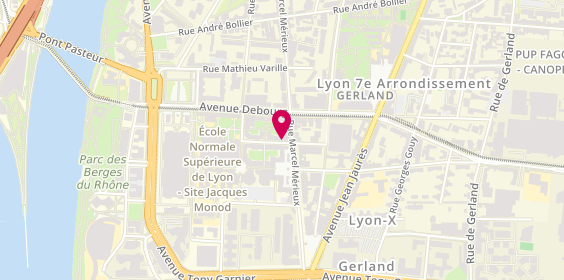 Plan de Dynamic Rh, 15 Rue Jacques Monod, 69007 Lyon