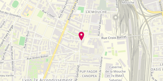 Plan de Gerland interim - Agence Partnaire, 89 Rue de Gerland, 69007 Lyon