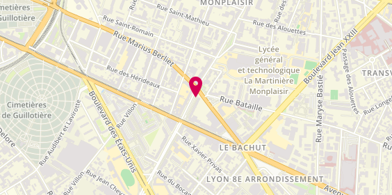 Plan de Manpower France, 1-3 Rue Paul Cazeneuve, 69008 Lyon