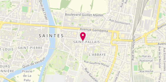 Plan de ADEF / Adef+ Saintes, 88 Rue de l'Arc de Triomphe, 17100 Saintes