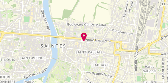 Plan de Interaction Interim - Saintes, 52 Bis avenue Gambetta, 17100 Saintes