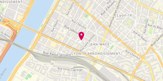 Plan de Fidérim Consulting - Lyon, 125 Rue d'Anvers, 69007 Lyon