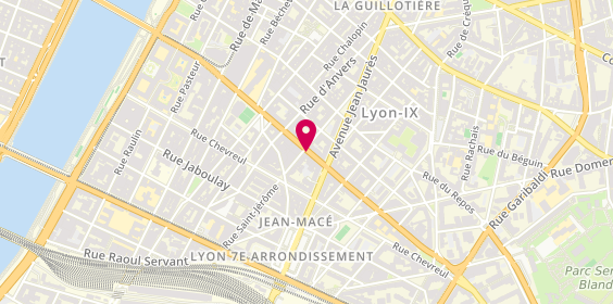 Plan de Temporis, 44 Rue Université, 69007 Lyon