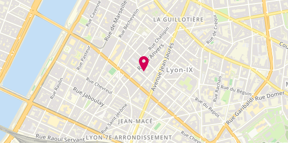 Plan de La Cordée, 19 Rue Père Chevrier, 69007 Lyon