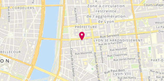 Plan de Groupe Morgan Services, 32 Rue Servient, 69003 Lyon