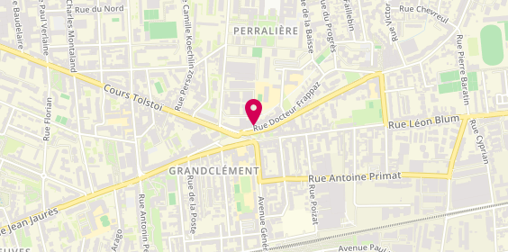 Plan de Adéquat Intérim, 5 Rue Dr Frappaz, 69100 Villeurbanne