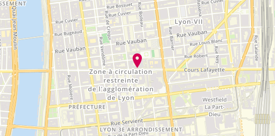Plan de Forum Intérim, 87 Cr Lafayette, 69006 Lyon