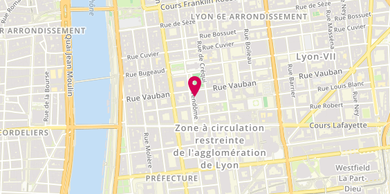Plan de Adéquat Intérim, 139 Rue Vendôme, 69006 Lyon