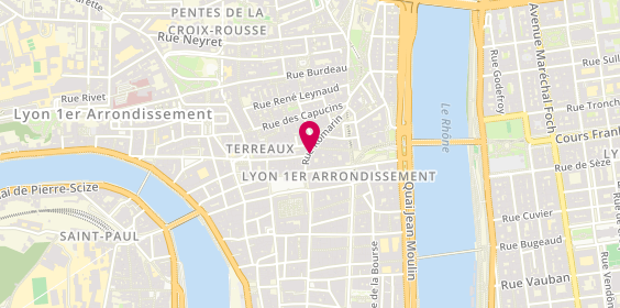 Plan de Écoworking, 27 Rue Romarin, 69001 Lyon
