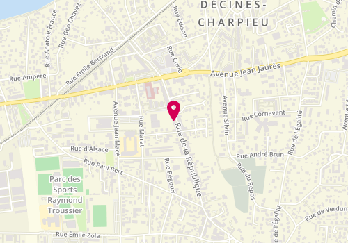 Plan de Randstad, 32 Rue de la République, 69150 Décines-Charpieu