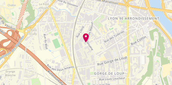 Plan de Accedif Interim, 16 Avenue Joannès Masset, 69009 Lyon