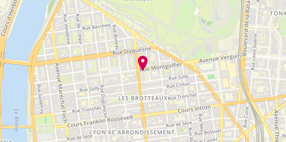 Plan de Agence ITTAKA Rhône Alpes, 76 Rue Montgolfier, 69006 Lyon