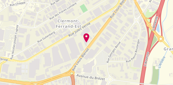 Plan de Actyva Interim, Entrée A, Zone Industrielle du Brézet
5 Rue Louis Blériot, 63100 Clermont-Ferrand